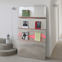 NASOs Jane Joins Stainless Steel Landing Shelve Studio Studio exhibition shelf Net Red Shelves Bookshelves