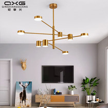 Lighting living room modern simple atmospheric household living room lighting creative bedroom Book Lamp Nordic living room chandelier