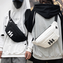 Brockbag male canvas skinny bag lady bag bag bag shoulder backpack street letter with waistbag bag