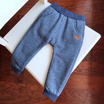 Plus velvet boys autumn and winter pants baby trousers-12 16