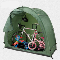 Outdoor portable awning bike tent Rain-proof and dust-proof stacking Interthing Mountain Bike Canopy Film structure Courtyard