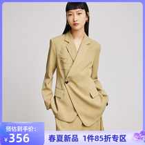 LILY2022 Spring New Womens Dress Temperament Commute Creatine Delicate Loving Clasp Irregular Loose Suit Jacket