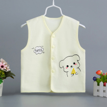Baby waistcoat spring autumn Pure cotton Nursing belly Male 1 Childrens vest Waistcoat Girl 3 Fall Baby waistcoat Cartoon New Pine