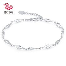 Diamond Bird Bracelet Platinum 950 Womens Fashion Platinum Bracelet Hundred Style-Pure Love