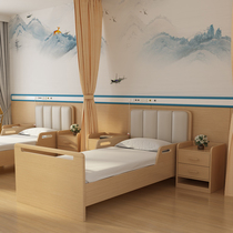 Simple nursing home room complete set of furniture wardrobe suitable for aging single double room elderly single special bed