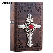 Lighter genuine cheese Baozoop men send their elders zipoo walnuts cross wood