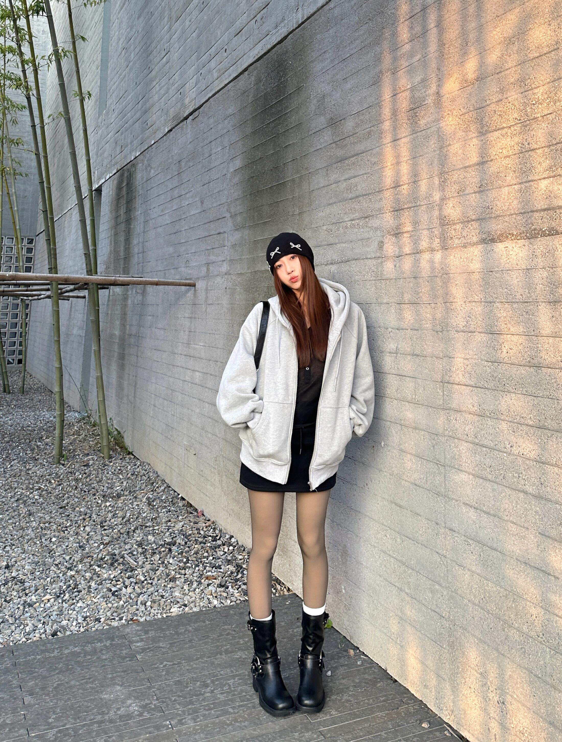 小野和子冬季黑丝光腿神器 加绒双层设计保暖不臃肿 替换装方便实用