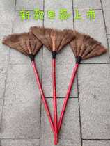 Factory direct old-fashioned handmade broom Palm broom soft wool home courtyard School factory workshop sweeping broom