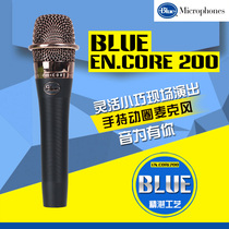 Brady Walking USA Blue en Core 200 Handheld Active Circle Microphone Live Performance Microphone