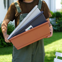 Horrenseed Vegetable Flower Pot plastic Vegetable Basin Balcony type Vegetable Divine Instrumental Interior Extra-large Vegetable Rectangular Flower Pot Special Price