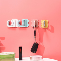 Multifunction mop hanger Mop Clip God wall-mounted powerful adhesive washroom free of punch and nail-free no-mark wall