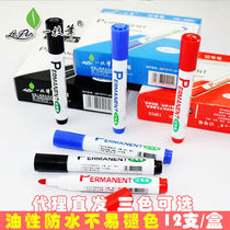 A note pen BY4001 black oily hook line pen Waterproof does not fade express large head pen thick