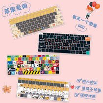 Suitable for macbook keyboard film pro Apple air protective film M1 protective cover Notebook 2020 computer 13 3 mute button stickers mac silicone 16 stickers full coverage