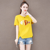 White short sleeve T-shirt woman 2021 new summer foreign air hit undershirt fashion 100 hitch-thin pop-ins blouses