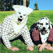 WILDBEAST mouth will move plush mask annual performance Halloween New funny props animal headgear