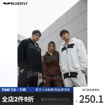 BLUESFLY spring and autumn sports acrobatic mens cap plus suede big code loose zipped cardiovert jacket outerwear fitness clothes