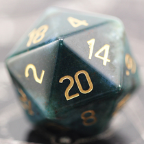 D20 natural shallow Indian agate stone dragon and Dragon DnD Wan Zhi brand fifth personality running group digital dice