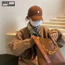 French custom new spring summer 100 hitch baseball cap female Korean version explicit face small Japanese style curry soft top sundeck duck tongue cap