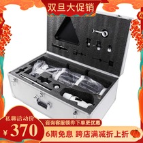 Cinda small black 150750 aluminum box shockproof moisture-proof portable suitcase storage box please be sure to consult before buying