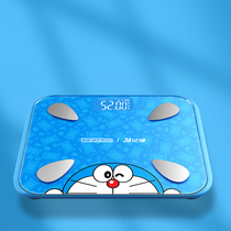 Doraemon intelligent precision body fat scale human body weighing one female weight loss special body side instrument home