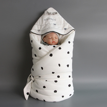 Baby posture baby huddled autumn and winter cotton thickened newborn baby products newborn baby baby swaddling bag dual use out