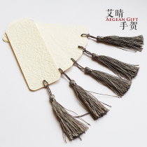 Fine Specialty Paper Bookmark Blank no-diy graffiti hand drawing to figure custom quick print photo flower basket hanging card