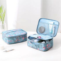 Portable travel cosmetic bag Korean student large capacity cosmetics storage box Hand bag portable wash bag