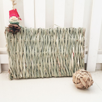 Season Universal Grass Mat anti-foot dermatitis relieving Rabbit Dragon Cat Guinea Pig Hamster Rabbit Cage Guinea Pig Cage Handcrafted Grass