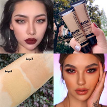 Foundation INS beauty makeup master mirror foundation cream light and thin concealer European and American makeup repair beauty black makeup wheat color BB