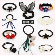 Little girl childrens hair rope head accessories head rope does not hurt hair accessories Hairband tie a rubber band