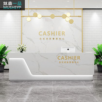  Cashier Simple modern high-end atmosphere Beauty salon bar Bar Hotel company clothing barber shop Front desk Reception desk