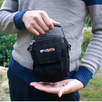 Outdoor large screen mobile phone bag mobile phone bag Womens single shoulder oblique cross-bag coin purse Men wear belt fanny pack small hanging bag