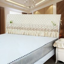 Simple 1.2m Bed Hood 1.5m Head Cover 1.8m Hood 2m Solid Wood Protective Cover Bedside Table Towel