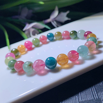 First-hand 7 4 Mies 16 6 gr Candy Color Iridescent Single Ring Handstring Basil Natural Beers Bracelet Women 11849 Spot