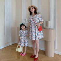 Grape Nets Red Fried Street Different Parenting Summer Dress New Wave Special Little Clear New Crummy Dress Mother Woman Dress