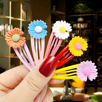 Child Hair Clip Woman South Korea Cartoon Candy Color Hair Accessories Suit Baby Card Bb Clip Princess Broken Hair Clip Head Accessories