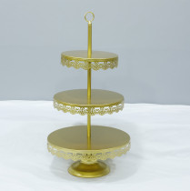 European wedding cake stand cake tower three layer cake stand iron cake stand iron cake stand multi-layer wedding props