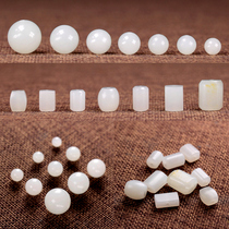 (Zhuoyu Hall) round beads Xinjiang Hetian White Jade seed material bracelet necklace Buddha beads Guanyin brave accessories