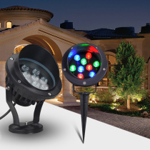 Super bright led tree light Outdoor waterproof tree light Plug-in landscape spot light Color flood light Courtyard garden light