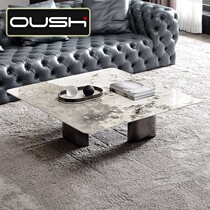 Pandora rock plate tea table light extravagant small family style living room square minimalist modern designer creative bright face tea table