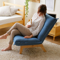 Sloth sofa tatami bed with back chair Single Removable Washing Bedroom Casual Sofa Chair Cloth Art Sofa Reclining Chair