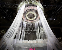 New wedding beauty gauze shingle yarn wedding decoration supplies background decoration yarn background gauze veil