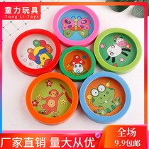 Cartoon wooden balance ball puzzle childrens toys go bead game Small gift creative logo printing hair