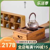 Taiwan Dragon Hermit Electric Pottery Furnace North American Hupeach Wood Electric Hot Tea Stove Home Silent Burning Water Cooking Tea small desktop