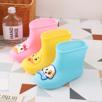Children rain shoes Boy baby girl cute waterproof rubber shoes Toddler children rain boots Toddler water shoes Children non-slip