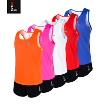 Zero resistance track and field clothing marathon running training competition vest shorts lightweight quick-drying sports suit men and women