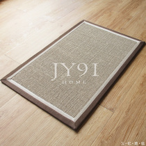Giu amnesia Sword Hemp Ground Mat Wear-proof Living Room Carpet Anti-slip foot pad Book Room Bedroom Grass Woven Door Mat Customised
