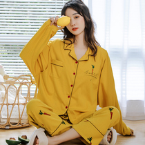 Pregnant woman Fall pure cotton postpartum postnatal month of pregnancy Pregnancy Breastfeeding Pyjamas big code Breastfeeding Home October