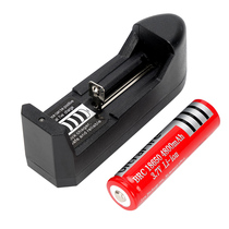 Imported 18650 lithium battery 4800mAh large capacity 3 7V strong light flashlight charger can be charged in many ways