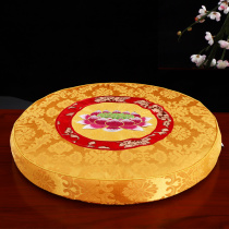 Round detachable big worship pad smooth Four Seasons Buddhist supplies Buddha pad worship chair futon meditation pad